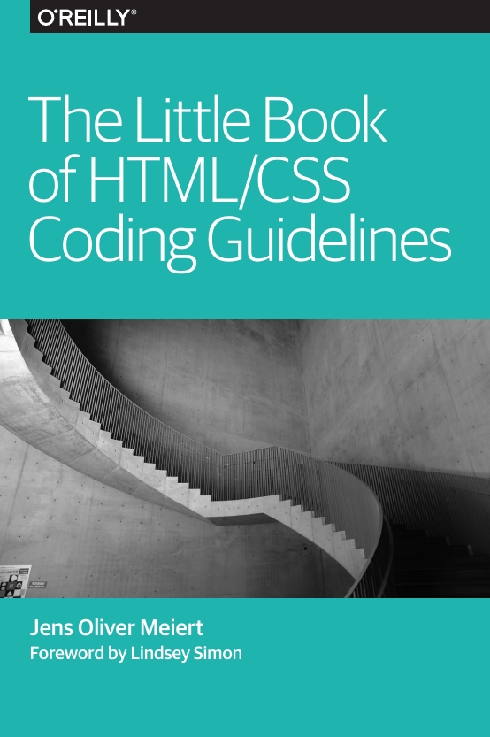 The Little Book of HTML-CSS Coding Guidelines Cover